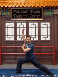 Glen at the USA Wu Shu Academy